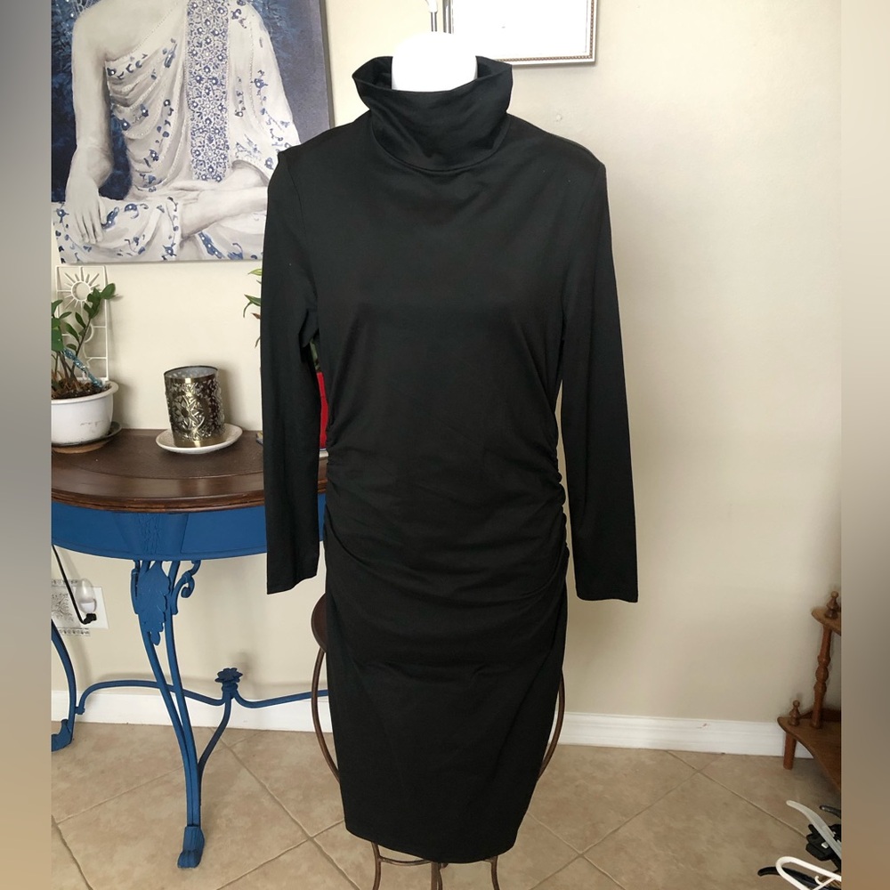 NWT Maternity Turtleneck Long Sleeve Bodycon Dress M